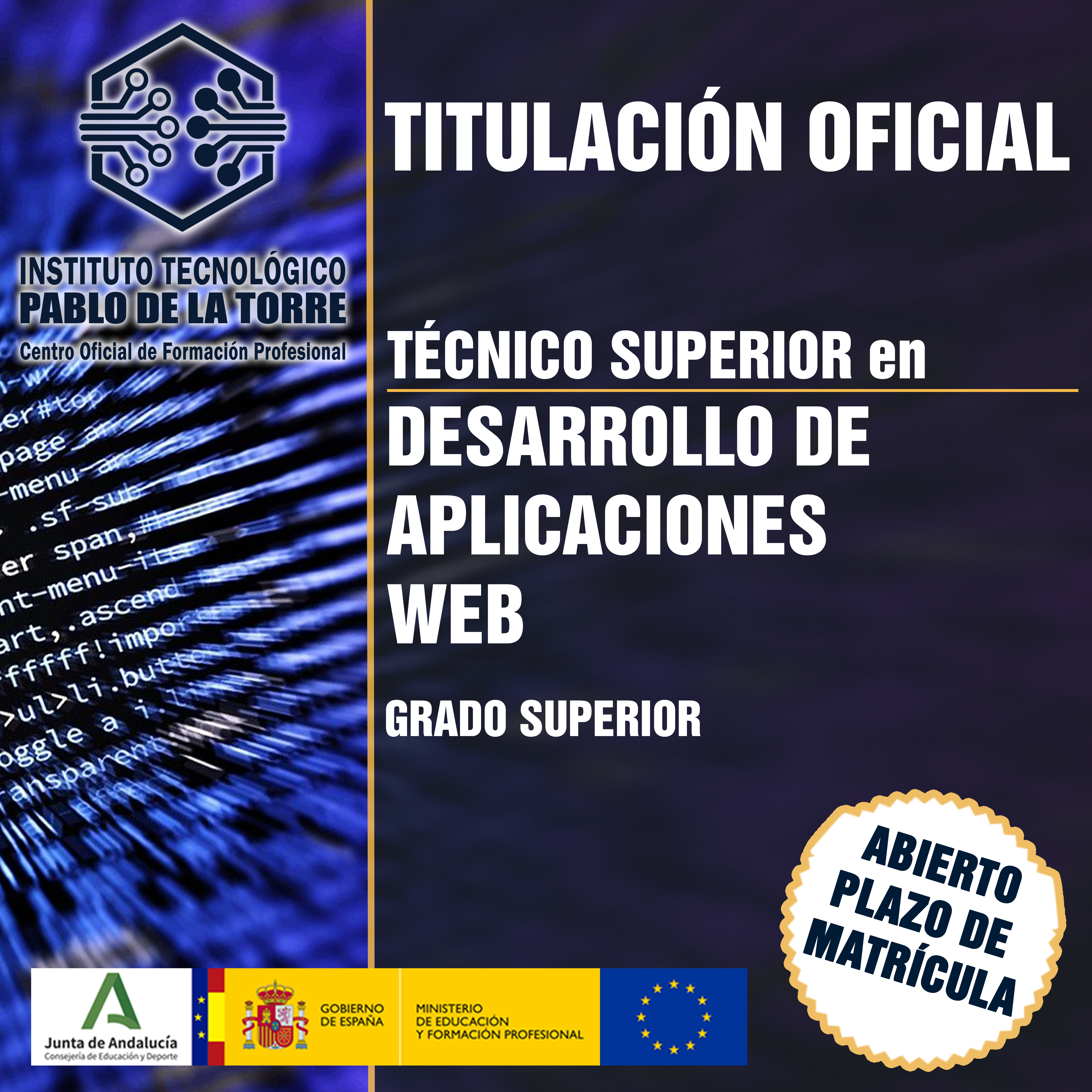 Ciclo Formativo de Grado Superior de Desarrollo de Aplicaciones Web